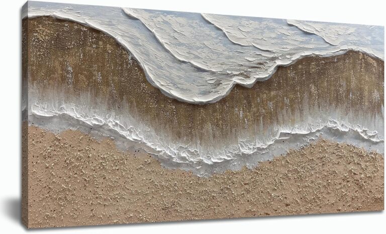 Large Hand-Painted Seascape Canvas